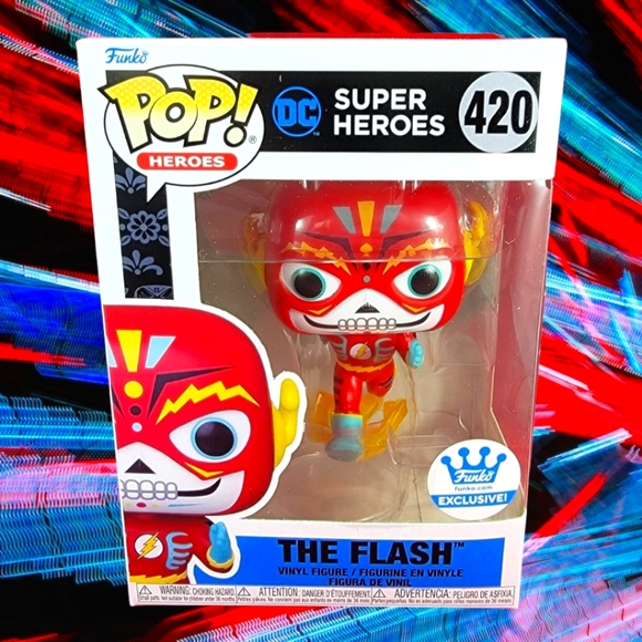 The flash funko exclusive # 420 (nib) With Pop Protector - Picture 1 of 7